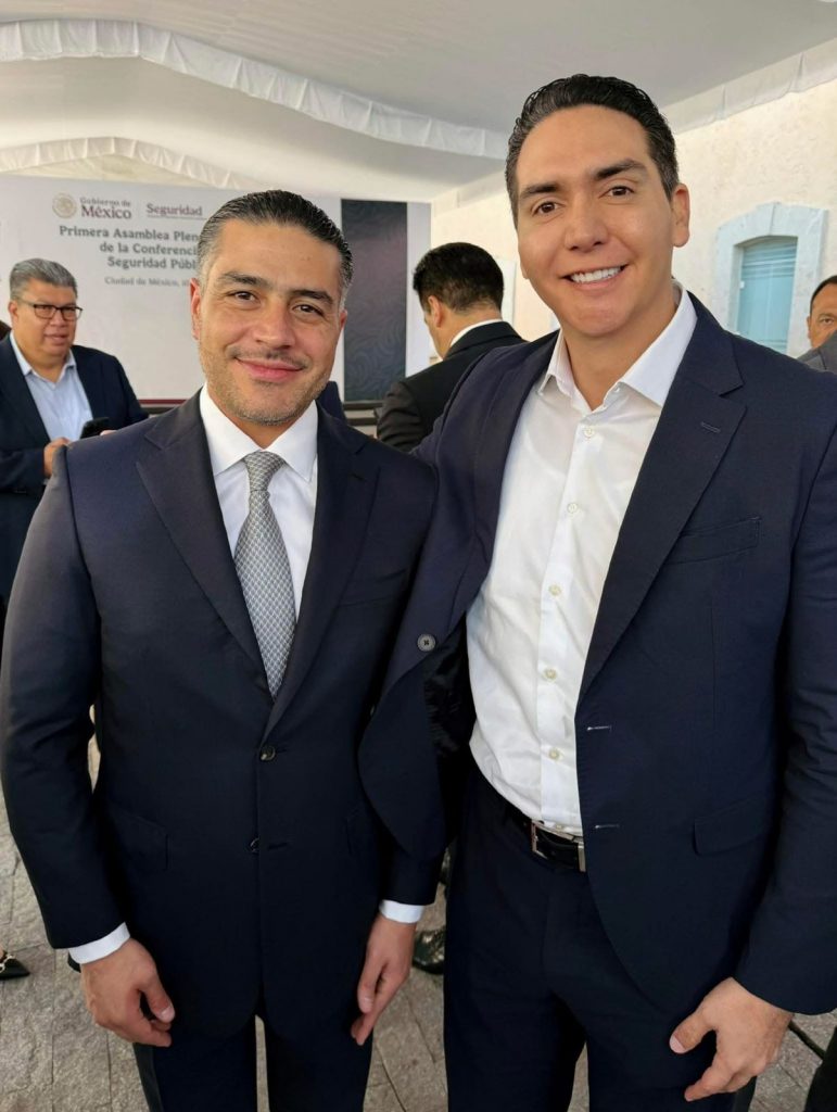 Se reúne Héctor Santana con el Secretario de Seguridad, Omar García Harfuch