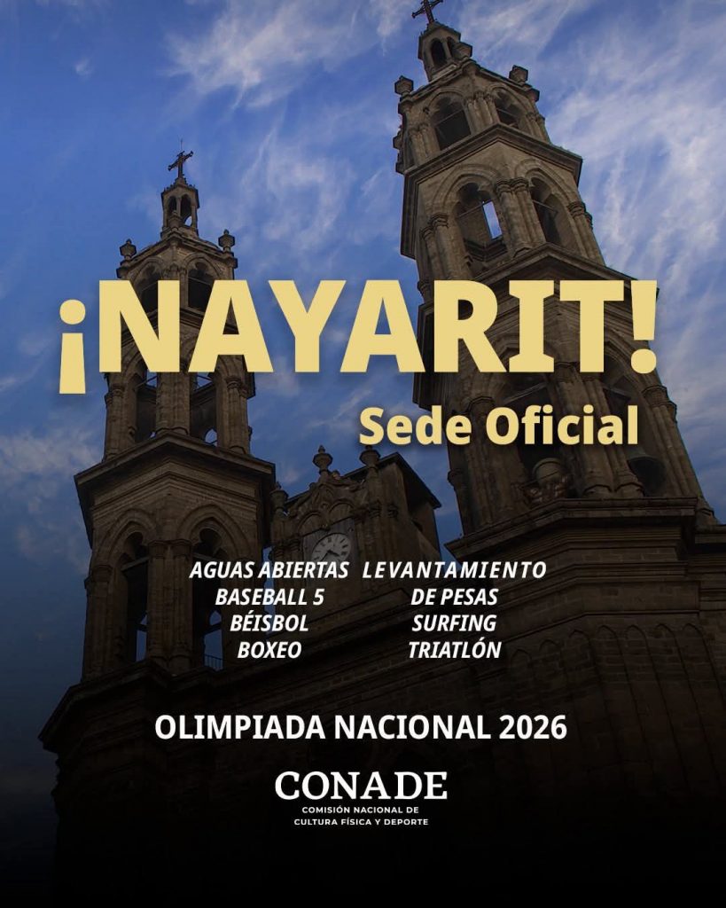 Nayarit será sede de importantes eventos deportivos nacionales en 2026