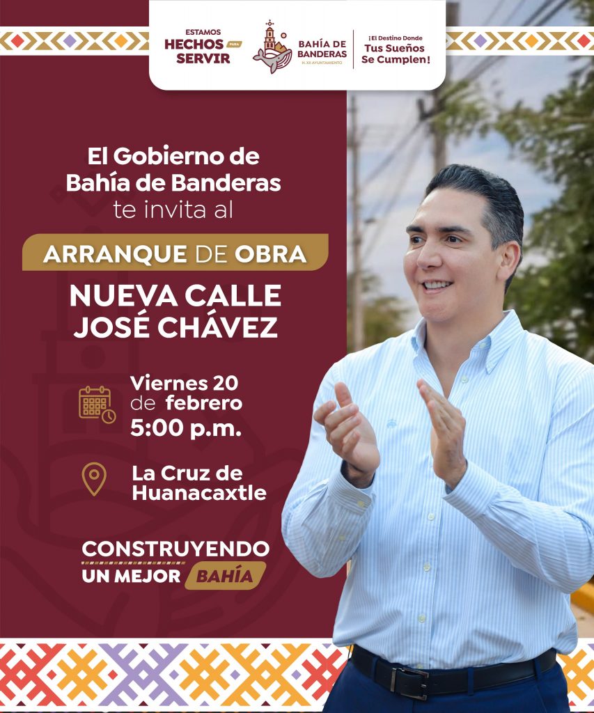 Héctor Santana invita a un nuevo arranque de obra en La Cruz de Huanacaxtle