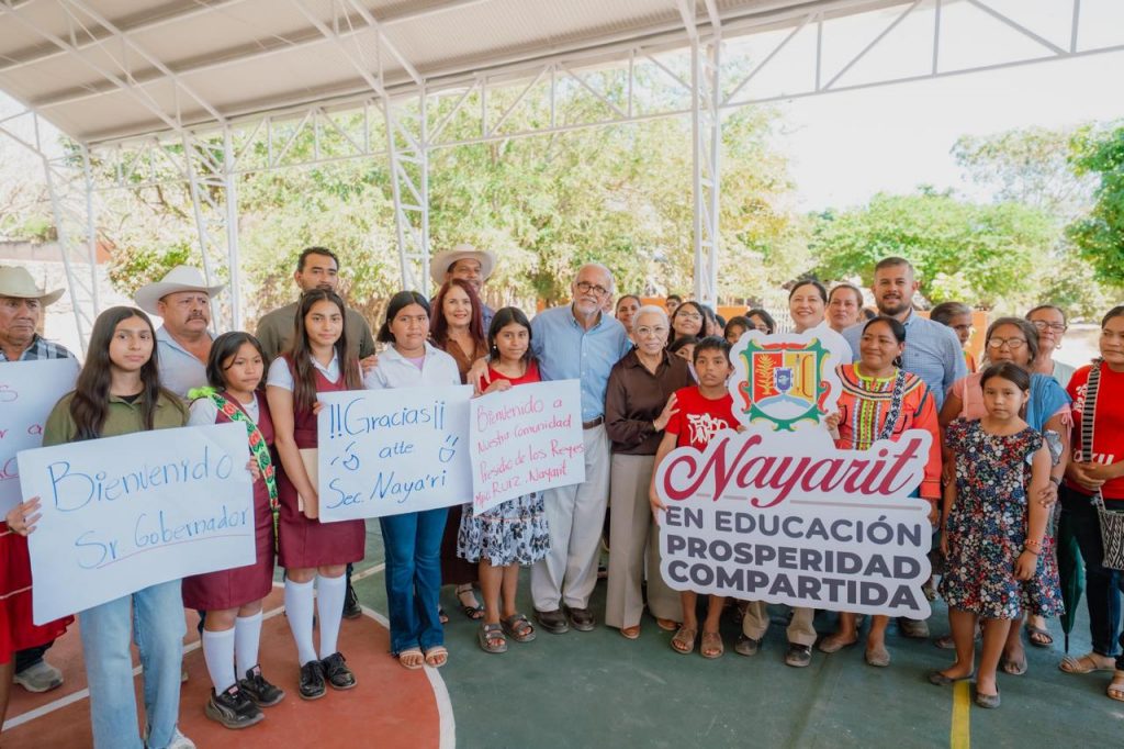 Navarro Quintero y Beatriz Estrada fortalecen infraestructura educativa en Presidio de los Reyes