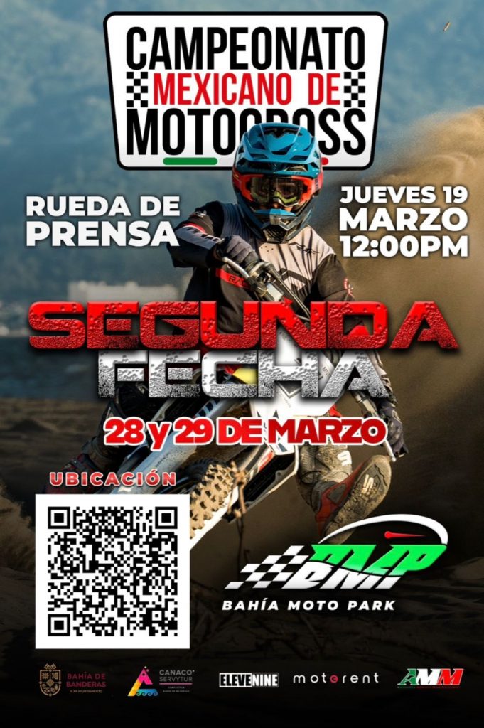 Bahía de Banderas será sede, por tercer año consecutivo, del Campeonato Nacional de Motocross