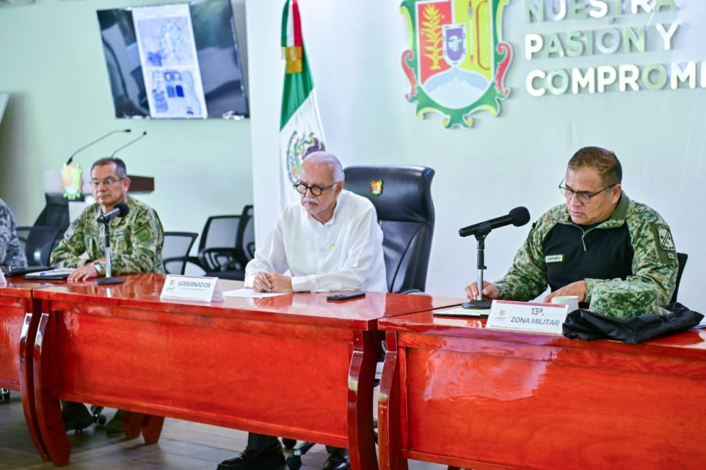 Miguel Ángel Navarro fortalece la coordinación institucional para preservar la paz en Nayarit