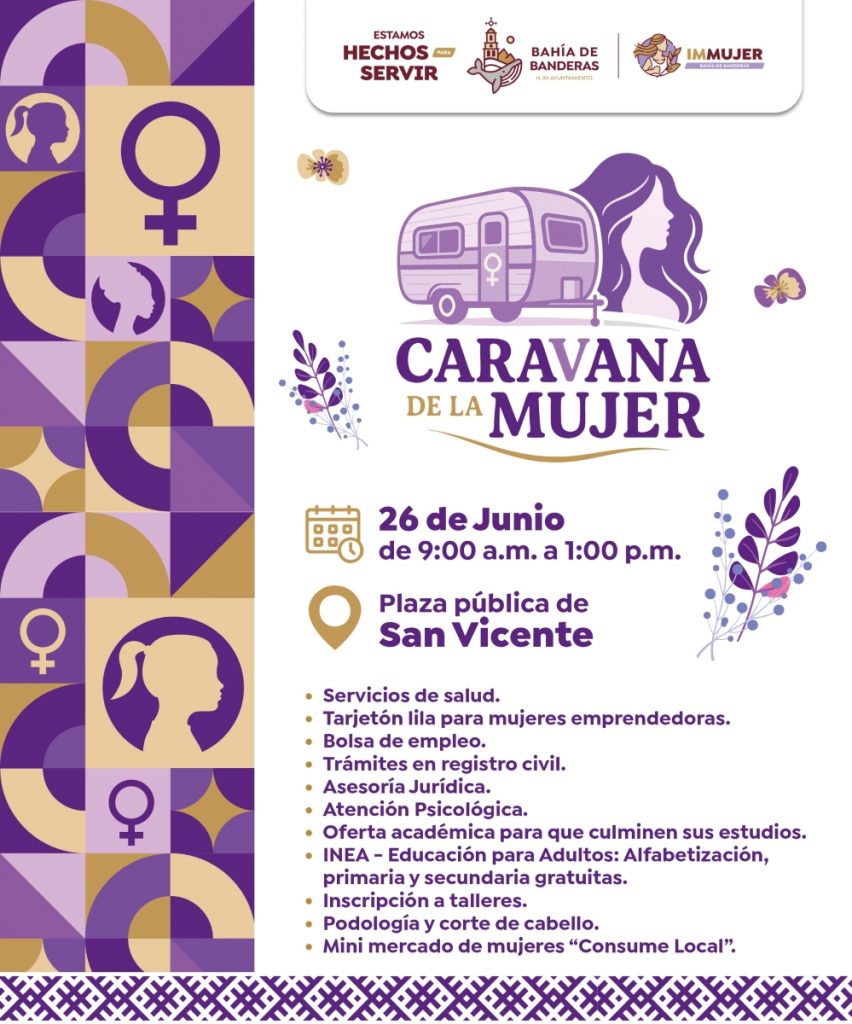 Caravana de la Mujer ofrecerá servicios integrales en San Vicente
