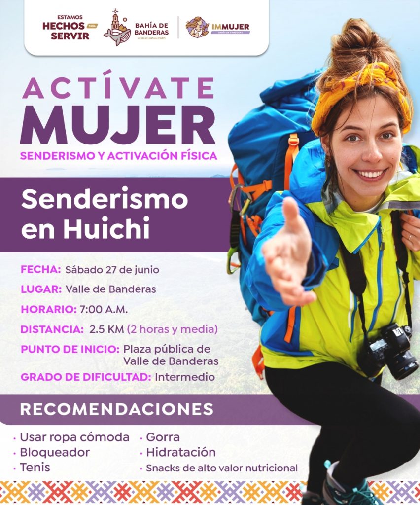Gobierno de Bahía de Banderas promueve activación física con jornada «Actívate Mujer»