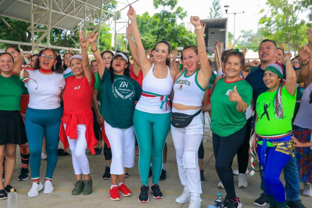 Gobierno de Bahía de Banderas llevó Máster Class de Zumba a Santa Fe